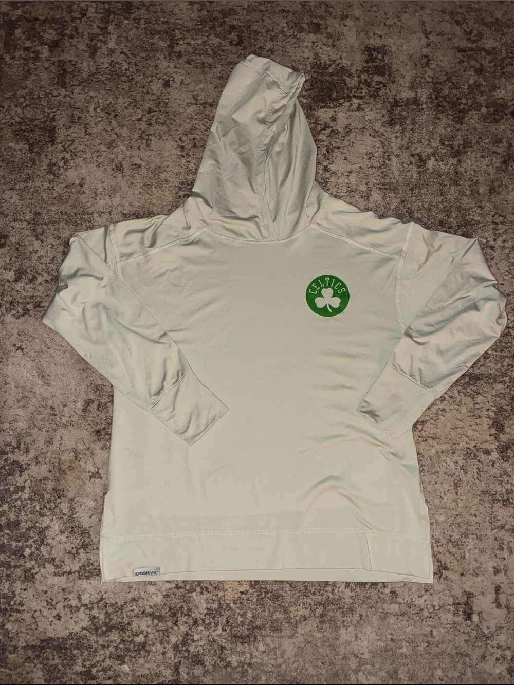 Celtics Light Cream Hooded Sweater